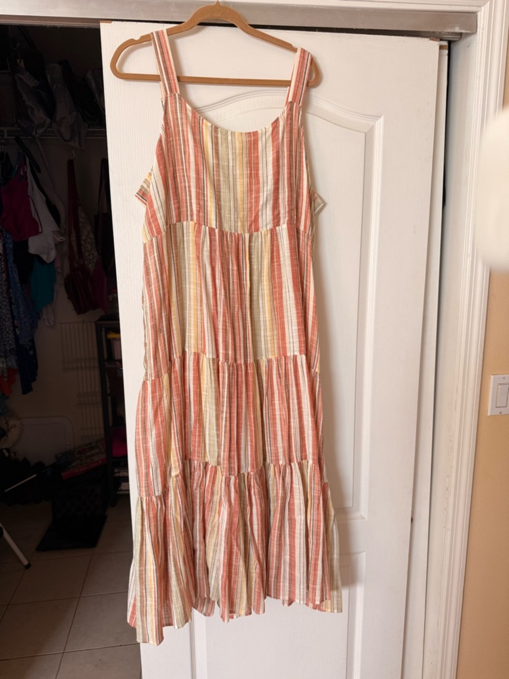 Stripe Tier Sleeveless dress from Cracker Barrel. BNNU